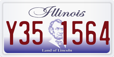 IL license plate Y351564