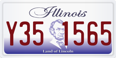 IL license plate Y351565