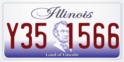 IL license plate Y351566
