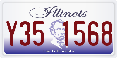 IL license plate Y351568