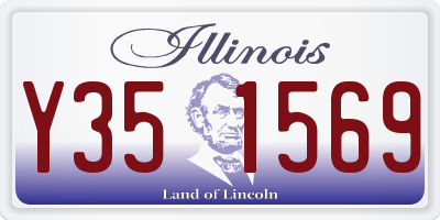 IL license plate Y351569