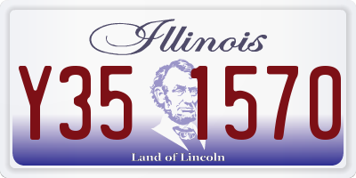 IL license plate Y351570