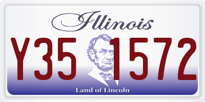 IL license plate Y351572