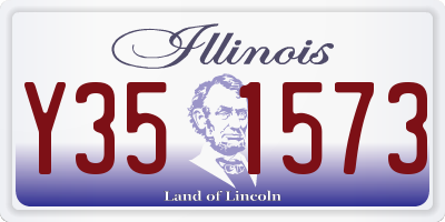 IL license plate Y351573