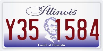 IL license plate Y351584