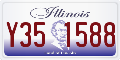 IL license plate Y351588