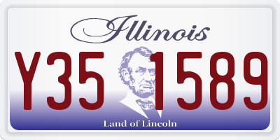 IL license plate Y351589