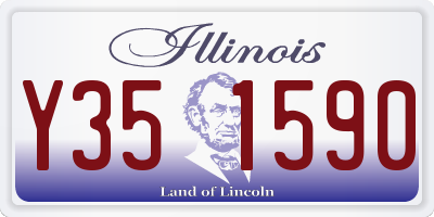 IL license plate Y351590
