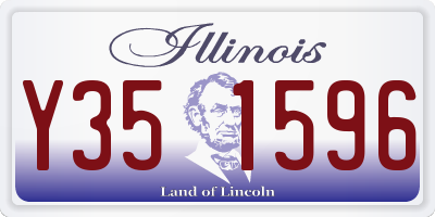 IL license plate Y351596