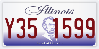 IL license plate Y351599