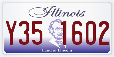 IL license plate Y351602