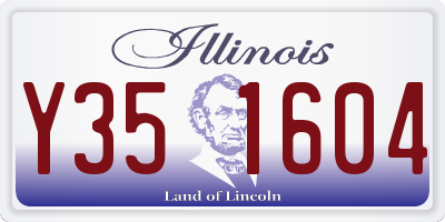 IL license plate Y351604