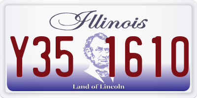 IL license plate Y351610
