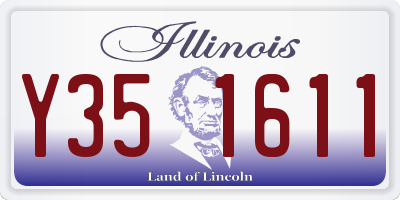 IL license plate Y351611
