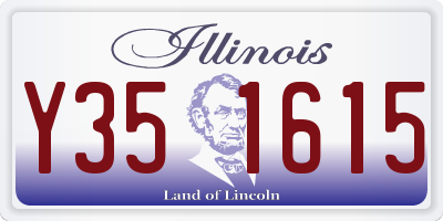 IL license plate Y351615