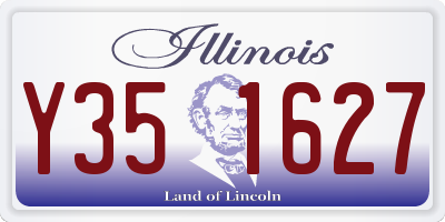 IL license plate Y351627