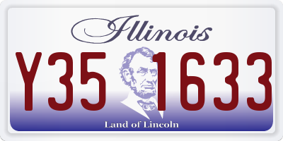 IL license plate Y351633
