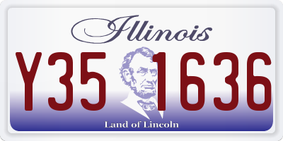 IL license plate Y351636