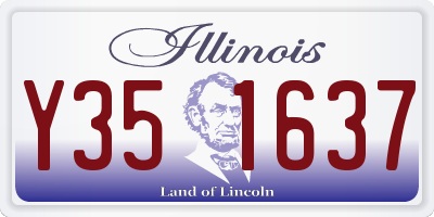 IL license plate Y351637