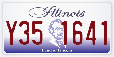IL license plate Y351641
