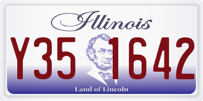 IL license plate Y351642