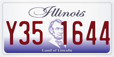 IL license plate Y351644