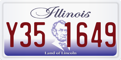 IL license plate Y351649