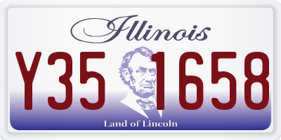 IL license plate Y351658