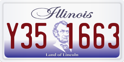 IL license plate Y351663