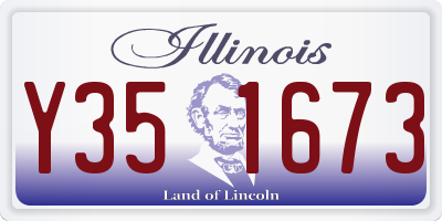 IL license plate Y351673