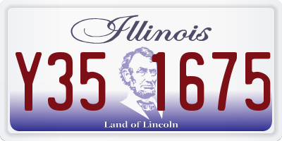 IL license plate Y351675