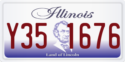 IL license plate Y351676