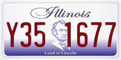IL license plate Y351677