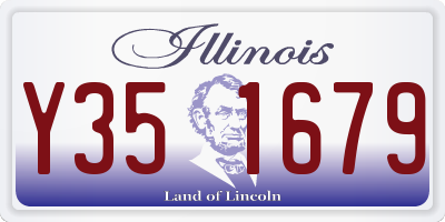 IL license plate Y351679