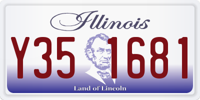 IL license plate Y351681