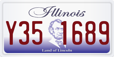 IL license plate Y351689