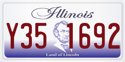 IL license plate Y351692