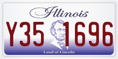 IL license plate Y351696