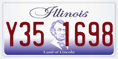 IL license plate Y351698