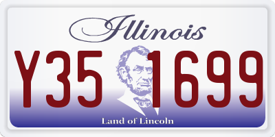 IL license plate Y351699