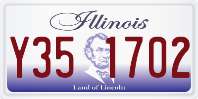 IL license plate Y351702
