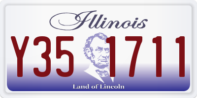 IL license plate Y351711