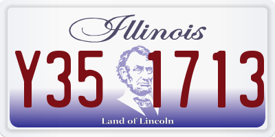 IL license plate Y351713