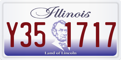 IL license plate Y351717