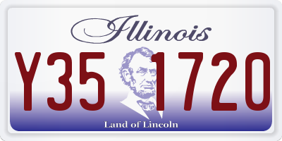 IL license plate Y351720
