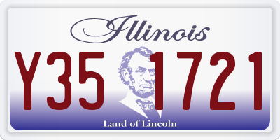 IL license plate Y351721