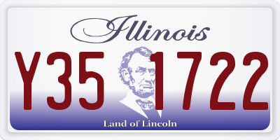 IL license plate Y351722
