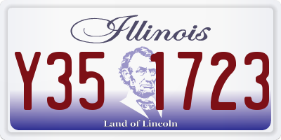 IL license plate Y351723