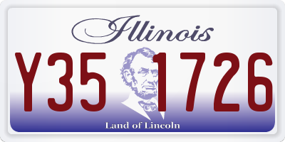IL license plate Y351726