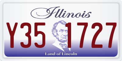 IL license plate Y351727